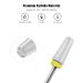 Finibir Tungsten Carbide 5 in 1 Nail Drill Bits - 3/32'' Shank for Acrylic Nails - Professional Two Way Rotate Nail Drill - XF Silver - Buy Online on GoSupps.com