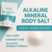 GiDeli 500g Alkaline Bath Salt for Detoxification Acidification and Skin Care. Alkaline Mineral Body Salt for Body Care and Post-Workout Recovery - Buy Online on GoSupps.com