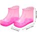 Foot Spa Soak Shoes | Anti-Slip High-Density Foot Soaking Boots - Colorful Heatproof Foot Soaking Shoes Household Foot Bath Shoes for Bathroom Height 18cm Size 45 Red - Buy Online on GoSupps.com