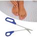 Qukaim Long Handled Toenail Clippers Long Handle Toenail Scissors Stainless Steel Nail Clipper for Beauty Salon 20 cm Length - Buy Online on GoSupps.com