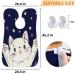 Cat Star Beard Bib Apron | Non-Stick Waterproof Hair Catcher for Men | Grooming Cape with Suction Cups | Perfect Gifts for Men - Buy Online on GoSupps.com