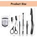 Arqumi 7 in 1 Eyelash Curler Set - Ultimate Makeup Tools for Men & Women | Eyelash Curler Brush Tweezers Scissors & Eyebrow Trimmer - International Shipping Available - Buy Online on GoSupps.com