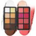 Zankie Eyeshadow Palette16Color Cream Blush and Eyeshadow Makeup Palette Long Lasting Highlighter Concealer Bronzer for Makeup Women Girls Travel Work Parties - Buy Online on GoSupps.com