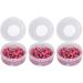 Nail Sanding Bands Dead Skin Removal Multiple Sizes Smoothing Nail Art Sanding Bands with Storage Box for Manicure (Rose Red) - Buy Online on GoSupps.com