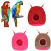 NA 1Pcs Plush Parrots Hanging Nest Bird Nest Bed Plush Bird Hut Berber Fleece Hammock Swing Bed Cave Warm Soft Plush Hammock Hanging Cage Tent for Pet Bird M - Buy Online on GoSupps.com
