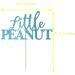 zxyxka Welcome Little Peanut Cake Topper Peanut Cake Decorations Elephant Baby Shower Party Supply Blue Glitter - Buy Online on GoSupps.com