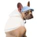 Dog baseball caps - baseball cap adjustable sunscreen - hat dog cap with ear holes - dog sun hat used for sun protection - dog hat suitable for small medium and large dogs (m blue) m blue