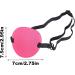 Adjustable Plain Cotton Eye Patch for Lazy Eye, Amblyopia & Strabismus - 2 Pairs (Black & Pink) - Buy Online on GoSupps.com