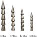 Reaction Tackle Nail Weights - Tungsten Insert Sinkers 1/16 oz (25 pack) - Buy Online on GoSupps.com