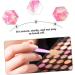 DRESSOOS 50pcs Double Ended Eyeshadow Brush Eyeshadow Sticks Eyeshadow Kit Eye Primer Brush Plastic Pink - Buy Online on GoSupps.com