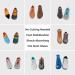 Orange Insoles C 3/4 for Men's Shoe 7.5-8.5 & Women's 9-10 - Size C - M7.5-8.5 / W9-10 - Buy Online on GoSupps.com