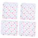 Lurrose 4 pieces of mask glasses ear pads reusable holder ear protector for masks earrings covered protectors cannula covered pillow ear curls polyester hanging ears protected-2 5.5x5.5cm