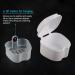 Plouluyt White Prostheses Case - Storage Box for False Teeth with Sieve & Travel Basket - Buy Online on GoSupps.com