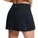 Baleaf Women's High Waisted Tennis Skirt with Shorts Pockets - Black Large - Buy Online on GoSupps.com