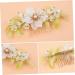 Angoily Handmade Leaf Comb Bridal Accessories Girl Hair Accessories Headwear for Women Wedding Headpiece Girls Accessories Flower Headpiece Bridal Headpiece Hair Comb Pearl Alloy Bride - Buy Online on GoSupps.com