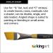 KINGART Original Gold 9400-5/8 Angle Series Artist Brushes - Premium Golden Taklon Brushes for Multimedia - Buy Online on GoSupps.com