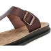 Harssidanzar Men's Orthotic Arch Support Flip-Flops, Snakeskin Design, Size 11 - Buy Online on GoSupps.com
