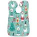 Merry Christmas Pattern Beard Bib Apron - Waterproof Hair Catcher for Men | Perfect Grooming Gift with Suction Cups - Buy Online on GoSupps.com