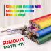 SOMOLUX HTV Matte Black Iron on Vinyl 12 x 15ft Roll - Easy to Cut & Weed, Heat Transfer Vinyl for T-Shirts - Compatible with Silhouette and Cricut - Buy Online on GoSupps.com