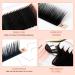 L Curl Round Lash Extension 0.07mm - Classic Individual Eyelash Extensions 8-15mm Mixed Tray | Matte Black False Lashes Supplies - Buy Online on GoSupps.com
