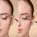 Eyebrow Brush Bevelled Make-Up Brushes Eye Make-Up Paints Angled Eyeliner Brush Concealer Brush Bevelled Eyebrow Brush Double Ended Eyelash Brush - Buy Online on GoSupps.com