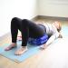 Zafuko Foldable Cushion - Organic Kapok Filling for Meditation & Yoga | Portable Soft Yoga Prop - Cherry/Peach Color - Buy Online on GoSupps.com