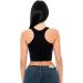 5-Pack Women's Ribbed Workout Crop Tops | Gym Cropped Tank Top Set - Buy Online on GoSupps.com