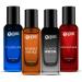 Beardo_Perfumes Giftset For Men (Pack of 4 x 20ml) Whisky Smoke Godfather Tsunami and Black Musk | Long Lasting Perfume Musk & Woody Fresh Fragrance | Rakhi Gift for Brother | Friendship Day Gift - Buy Online on GoSupps.com
