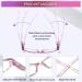 Cojwis 4 Pack Women's Reading Glasses - Stylish 1.25x HD Clear Lens with Beautiful Patterns - International Shipping Available - Buy Online on GoSupps.com