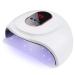 mreechan UV LED Nail Lamp 36W USB Nail Lamp Gel Nail Polish Dryer Light Curing Lamp with Sensor and 3 Timers Nail Dryer Gel Nail Polish Dryer Curing Lamp 30 LEDs Beads/Sensor(White)