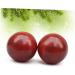 Healvian 2st Chinese Massage Balls - Handmade Wooden Health Balls for Deep Tissue Relief | 6cm Red Gymnasium Tools - Buy Online on GoSupps.com