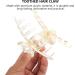 POPETPOP Grip Hair Clips Hair Claw Clamp Hair Bows Crystal Claw Barrette Hair Claw Clip Hair Claw for Thick Hair Alloy Hair Clip Hair Barrettes Jaw Clip Bobby Back of Head Resin Metal Miss - Buy Online on GoSupps.com
