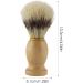 Perfect Flower Razor Brush - High-Quality 100% Real Roof Hair Shaving Brush with Wooden Handle for Wet Shaving - Buy Online on GoSupps.com