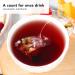 Mulberry Poria Lily Tea 20 Count Herbal Tea Dates Rock Sugar Edible Roses Triangle Tea Bag 160g for Office Home - Buy Online on GoSupps.com