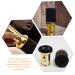 Minkissy Retractable Hairdressing Brush & Shaving Brush - Dual Use Body & Face Powder Brush for Men - Golden 13.5x6 cm - Buy Online on GoSupps.com