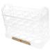OSALADI Egg Carton Plastic Egg Holder Refrigerator Egg Organizer Refrigerator Egg Rack Egg Tray Egg Plate As Shown1 25X20CM