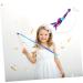 10pcs Cheering Ribbon Wand Party Streamers | Fairy Dance Ribbons for Weddings & Events - Blue 30.5x62cm - Buy Online on GoSupps.com
