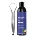Oil Pulling Bain de bouche 100 ml avec nettoyeur de langue | Aide au rin age des dents pour adultes adolescents matin soir de dormir apr s le sommeil