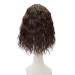 Fluffy Messy Tip Wig for Women - Curly Wavy Synthetic Wig with Corrugated Ponytail - 35cm Black - Buy Online on GoSupps.com