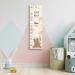 Personalized Wooden Gravure Line Bar for Kids - Teddy Pink Design | Ideal Gift for Girls & Boys | Adjustable 80-140 cm | Perfect for Children's Rooms - Buy Online on GoSupps.com