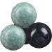 Fomiyes 8-Sentence Ball Exercise - Solid Black Baoding Health Massage Device | Hand Massage Gemstones & Fitness Balls for Relaxation - Buy Online on GoSupps.com