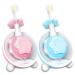 Musical Electric Toothbrushes for Kids Children 4 Modes 2 Min Timer Smart Music Play Song Toothbrush for Girls Age 1+ Platinum Silicone Sheet(Pink)
