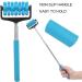 T-Shaped Massage Scooters Manual Body Rollers for Muscle Relief | Deep Tissue Trigger Point Massager Sky Blue - Buy Online on GoSupps.com