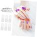 Healeved 60 Pcs Nail Case Nail Soaker Cap Nail Art Gel Nail Varnish Cover Peel off Cuticle Protector Nail Polish Tip Nail Polish Soaker Nail Polish Varnish Cover Manicure Armor Set Plastic 4x2cmx3pcs As Shownx3pcs - Buy Online on GoSupps.com