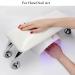 Professional Big Nail Arm Rest Cushion - White Microfiber Leather Material for Manicure Hand Pillow, Nail Table Armrest - Ideal for Nail Techs - Buy Online on GoSupps.com