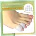 Lurrose 10pcs Silicone Toe Covers & Dividers Set - Toe Protectors for Men - Gel Toe Sleeves for Pain Relief - White 3x2.5cm - Buy Online on GoSupps.com