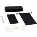 Flydo Blue Light Filter Glasses for Men & Women - Anti-Blue Light Gaming & Computer Glasses (2PCs Black + Gold) - Stylish & Effective Protection - Buy Online on GoSupps.com