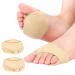 Medium -footed sleeves with gel pillow light forefoot cushion for men and women soles of the feet against metatarsalgia bursitis neuromas plantar warts 1 pair