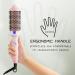 K&K Thermob rsten Keratin Protect Hot Hairbrush | Ion Smooth Volume Comb | Dual Tension 45mm Styling Tool - International Shipping Available - Buy Online on GoSupps.com