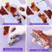 Srutueo Silicone Resin Mould 2 Pieces Small Hair Clip Epoxy Mould with 6 Pieces Metal Hair Clips DIY Jewelry Ladies Thin Hair - Buy Online on GoSupps.com
